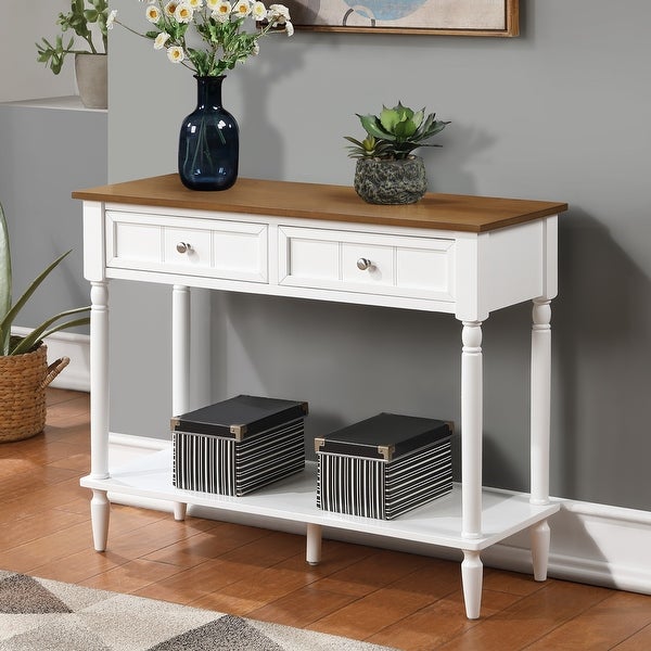 Copper Grove Lantana 2 Drawer Hall Table with Shelf