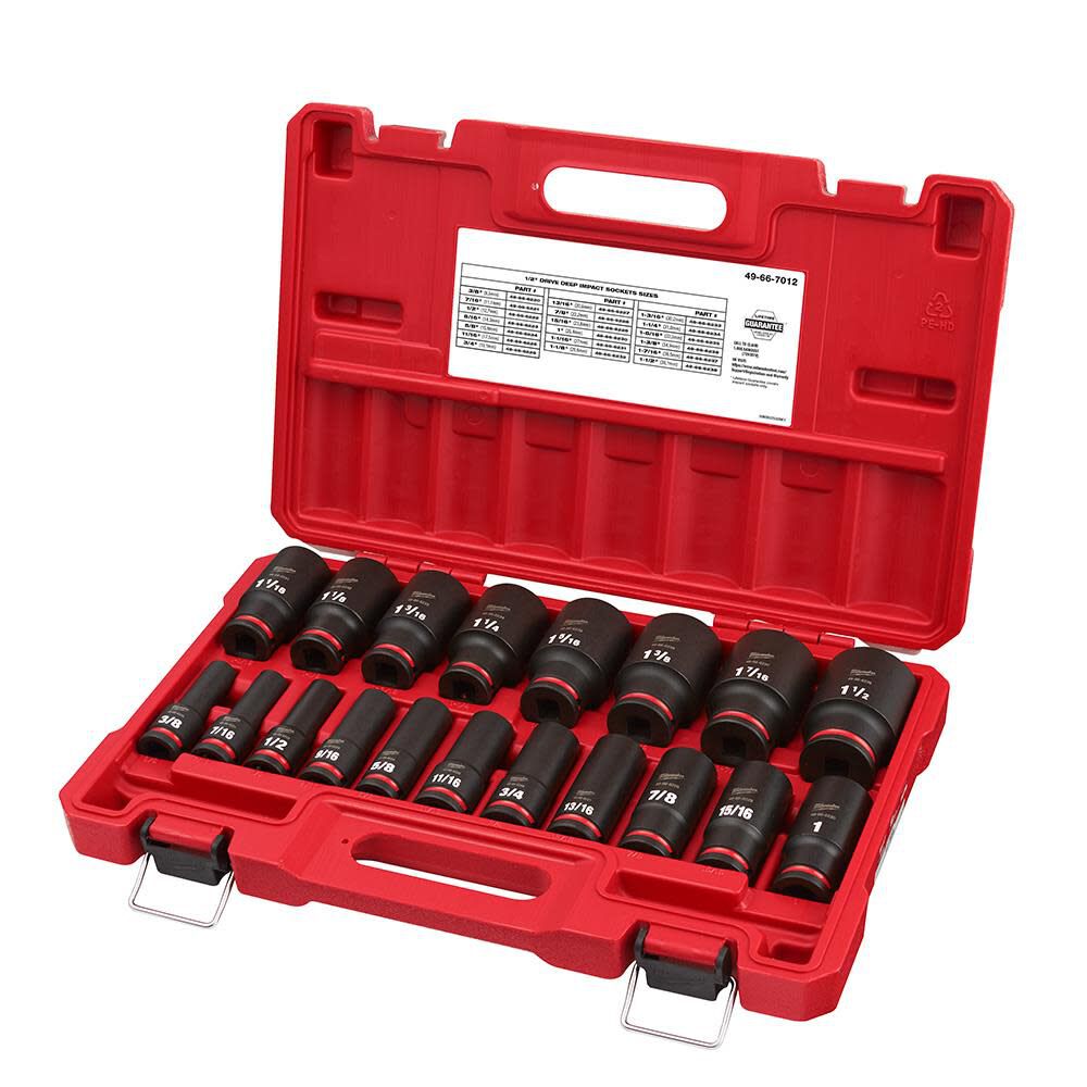 MW Impact Socket 19PC 1/2