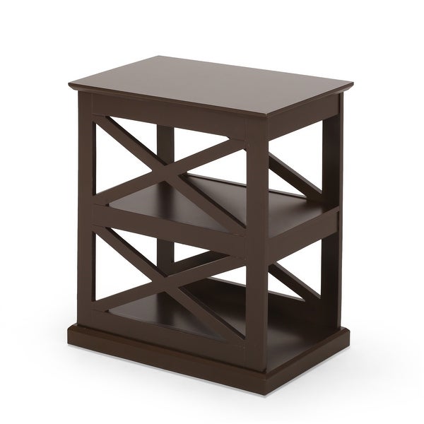 Vernon Contemporary 2 Shelf Side Table by Christopher Knight Home - 23.75