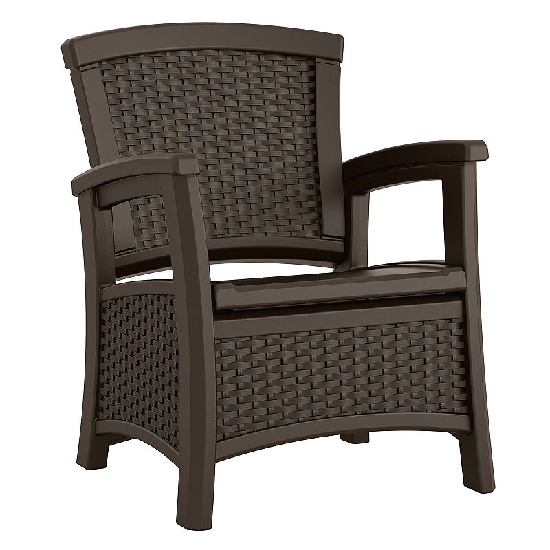 Suncast Elements Outdoor Storage Club Chair