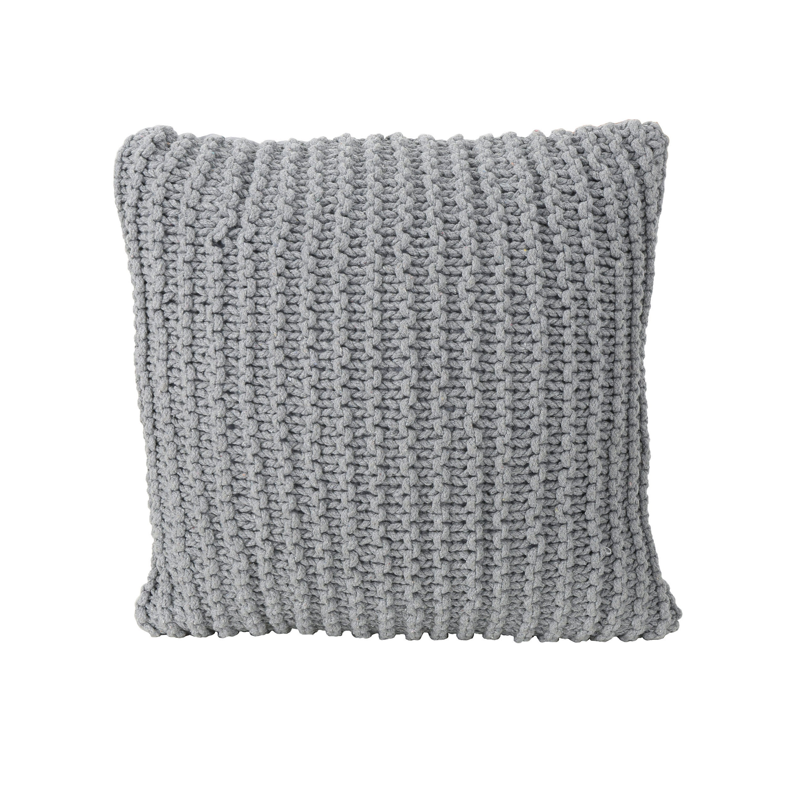 Tate Knitted Cotton Pillow