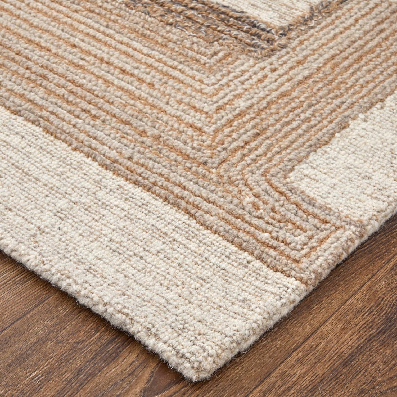 Middleton Geometric Ivory/Brown/Tan Rug