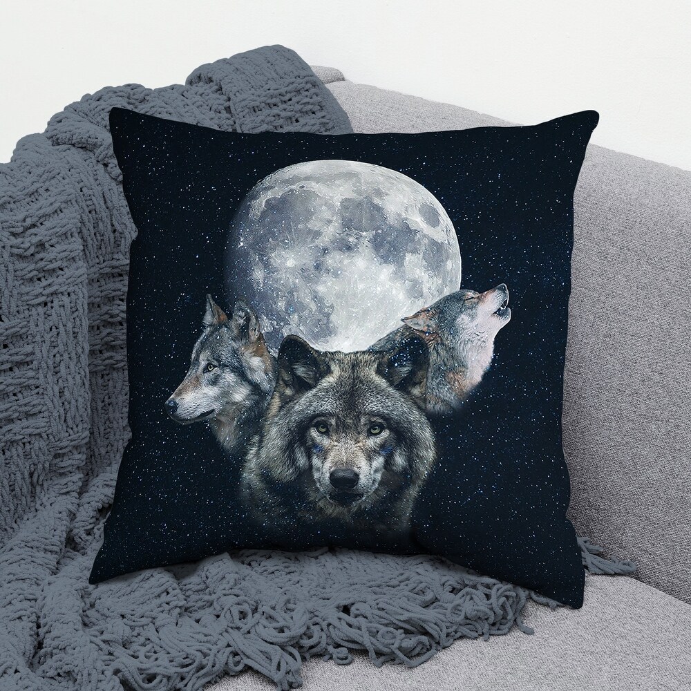 Wolves Double Sided Pillow