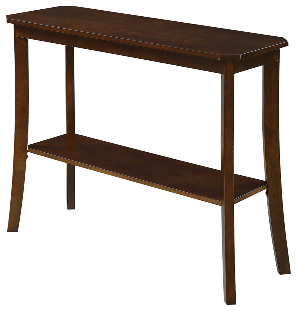 Designs2Go Baja Console Table With Shelf   Transitional   Console Tables   by Homesquare  Houzz