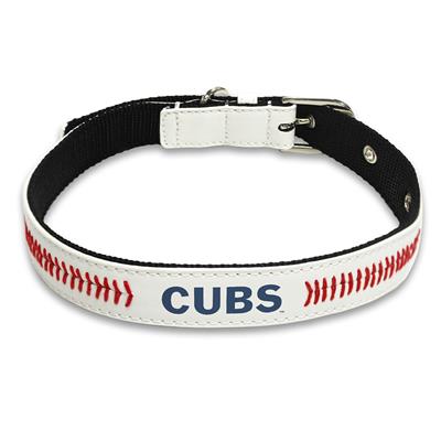 Pets First Co. MLB Chicago Cubs Signature Pro Dog Collar; Paw Naturals