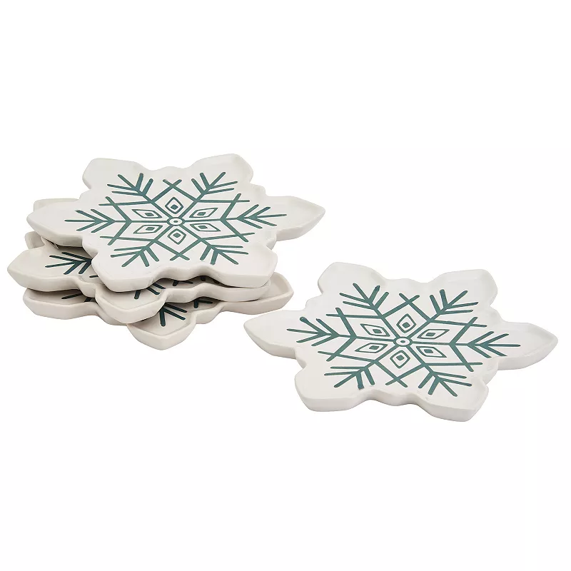 Gallery 4-pc. Winter Forest Appetizer Plate Set