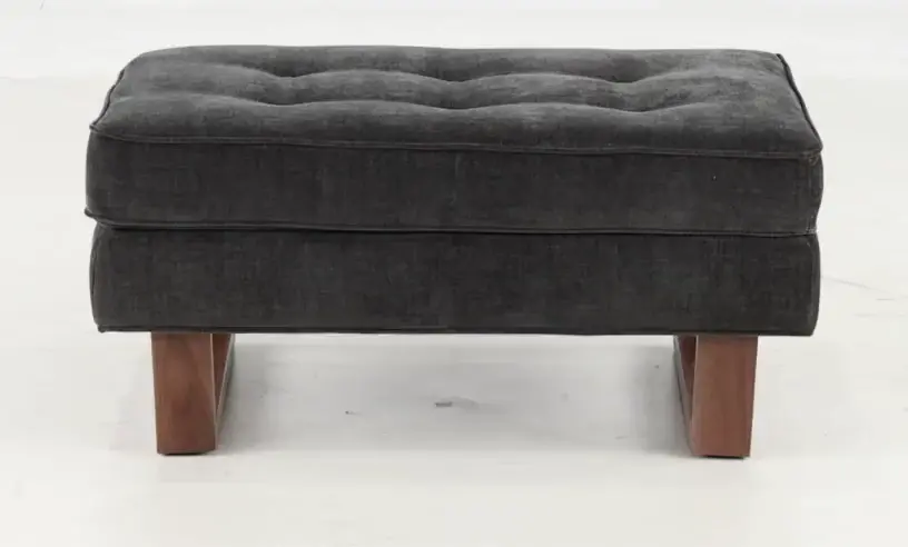 Storm Gray Ottoman