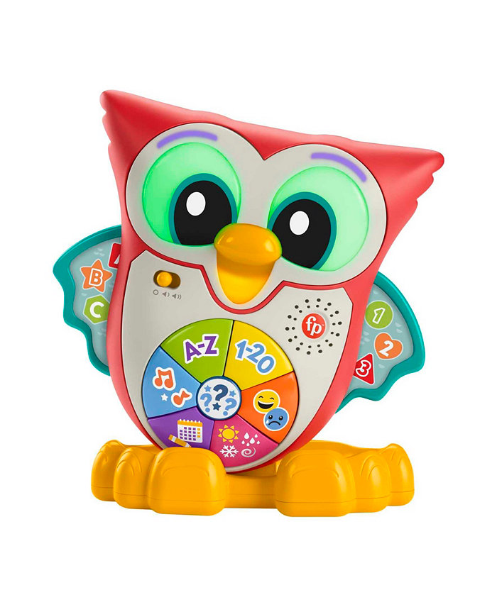 Fisher Price Fisher-Price Linkimals Interactive Toddler Learning Toy Owl with Lights and Music