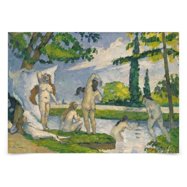 Americanflat Poster Bathers By Paul Cezanne