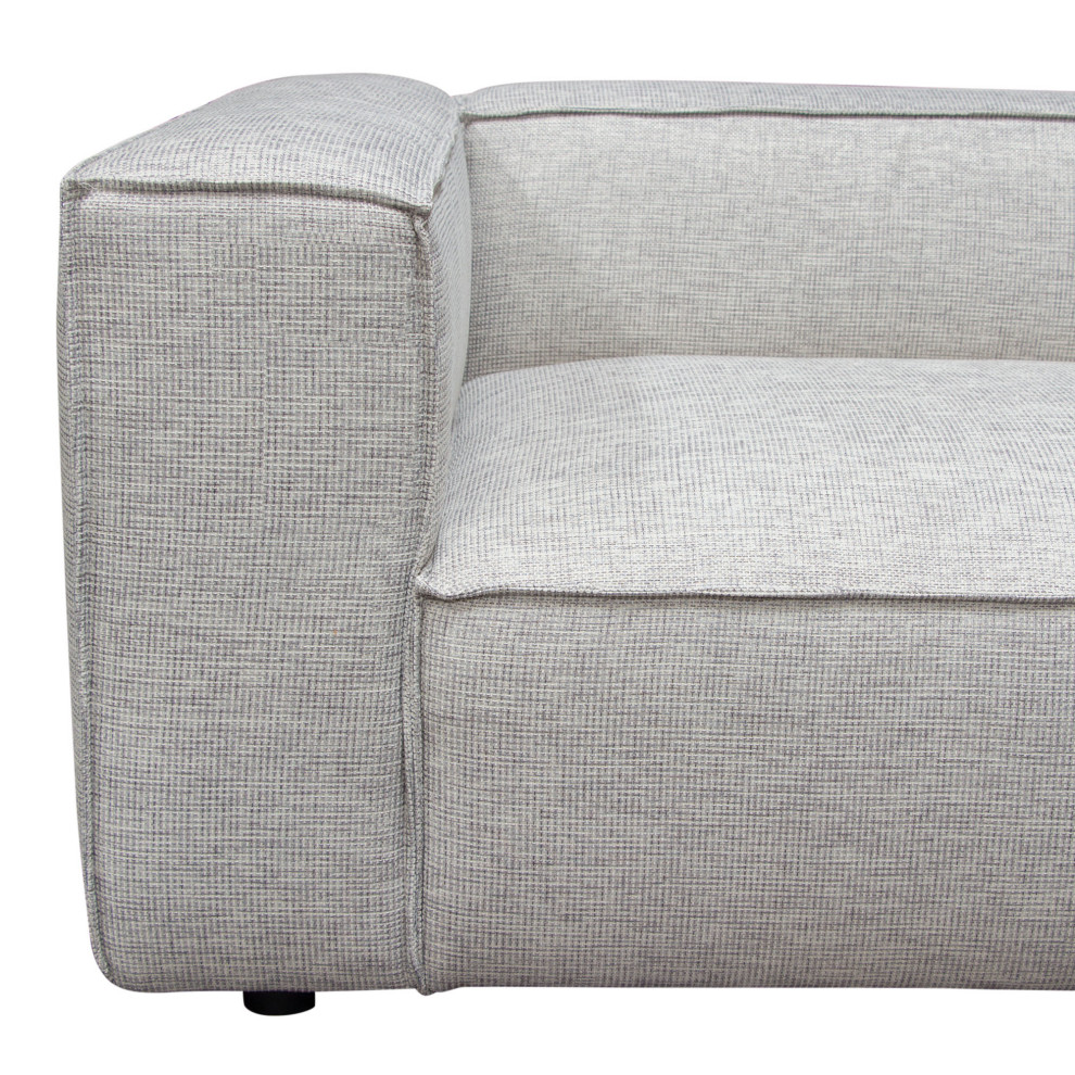 Vice 2 Piece Modular Sofa  Barley Fabric   Transitional   Sofas   by Timeout PRO  Houzz