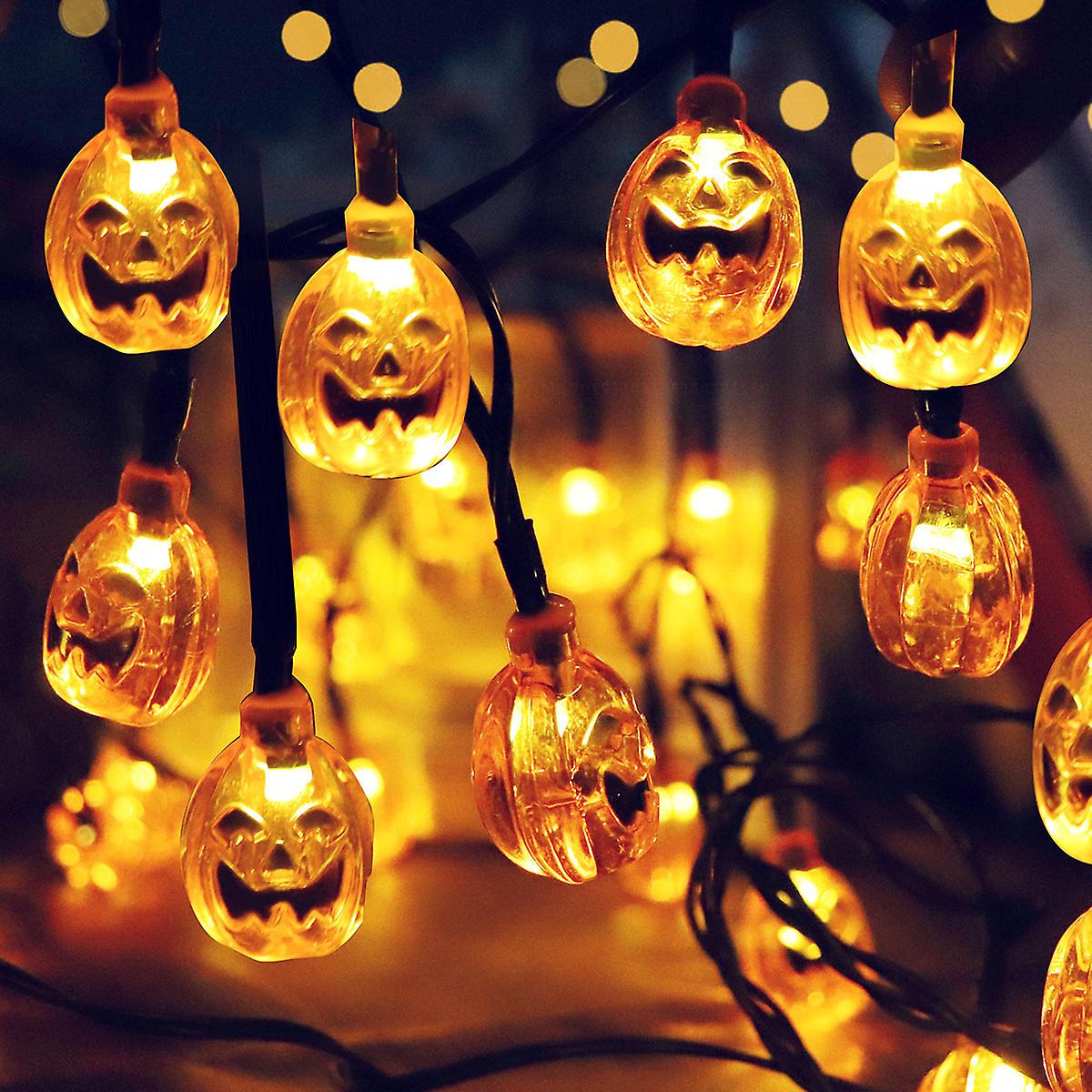 Led Halloween Pumpkin String Haunted Festival Decorative Lights Easter Bar Arrangement Haunted House Pendant