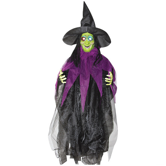 Sunstar SS75503 Hanging Witch with Glowing Eyes De...