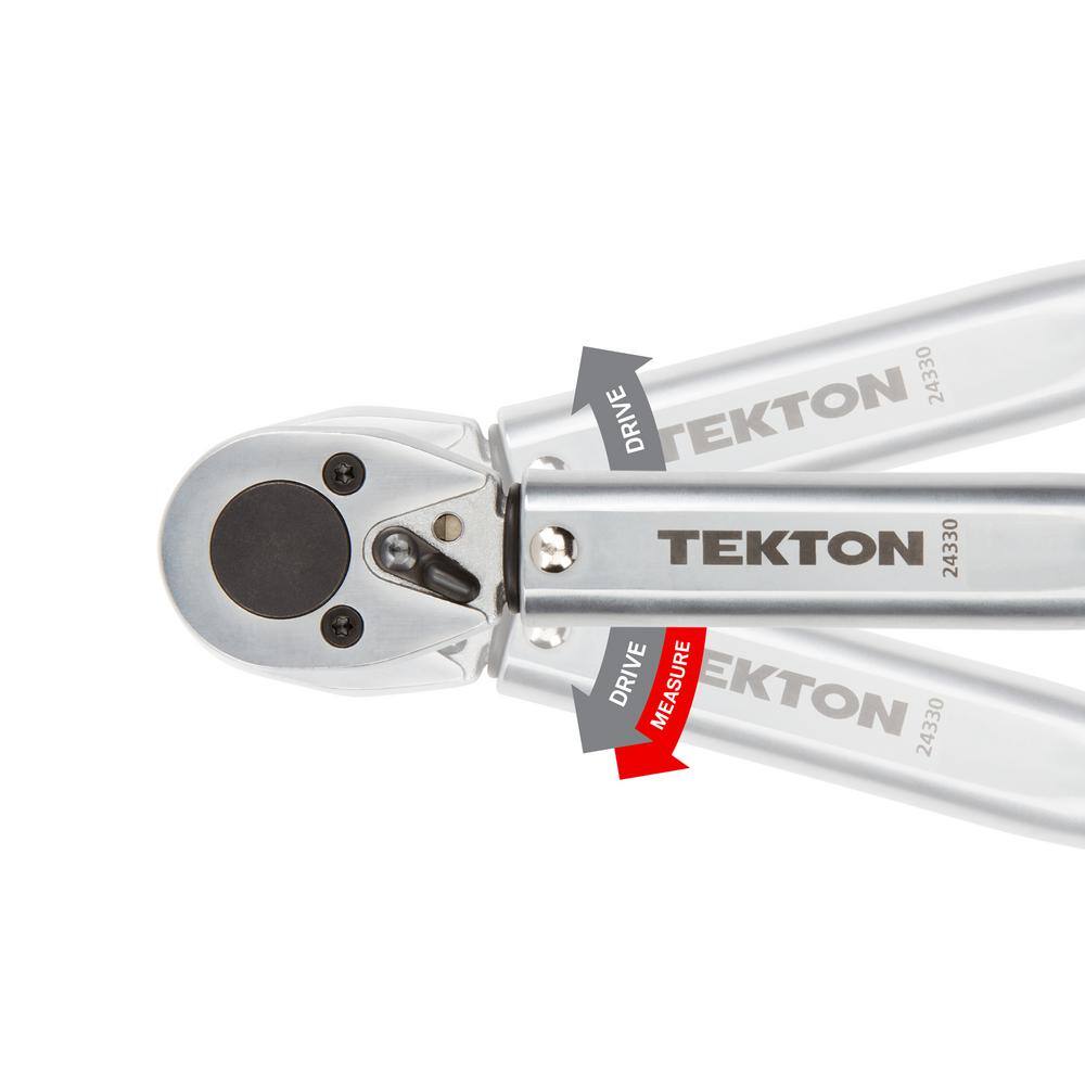 TEKTON 38 in. Drive Click Torque Wrench (10-80 ft.-lb.) 24330