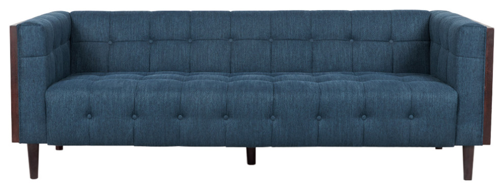 Croton Contemporary Tufted 3 Seater Sofa   Midcentury   Sofas   by GDFStudio  Houzz