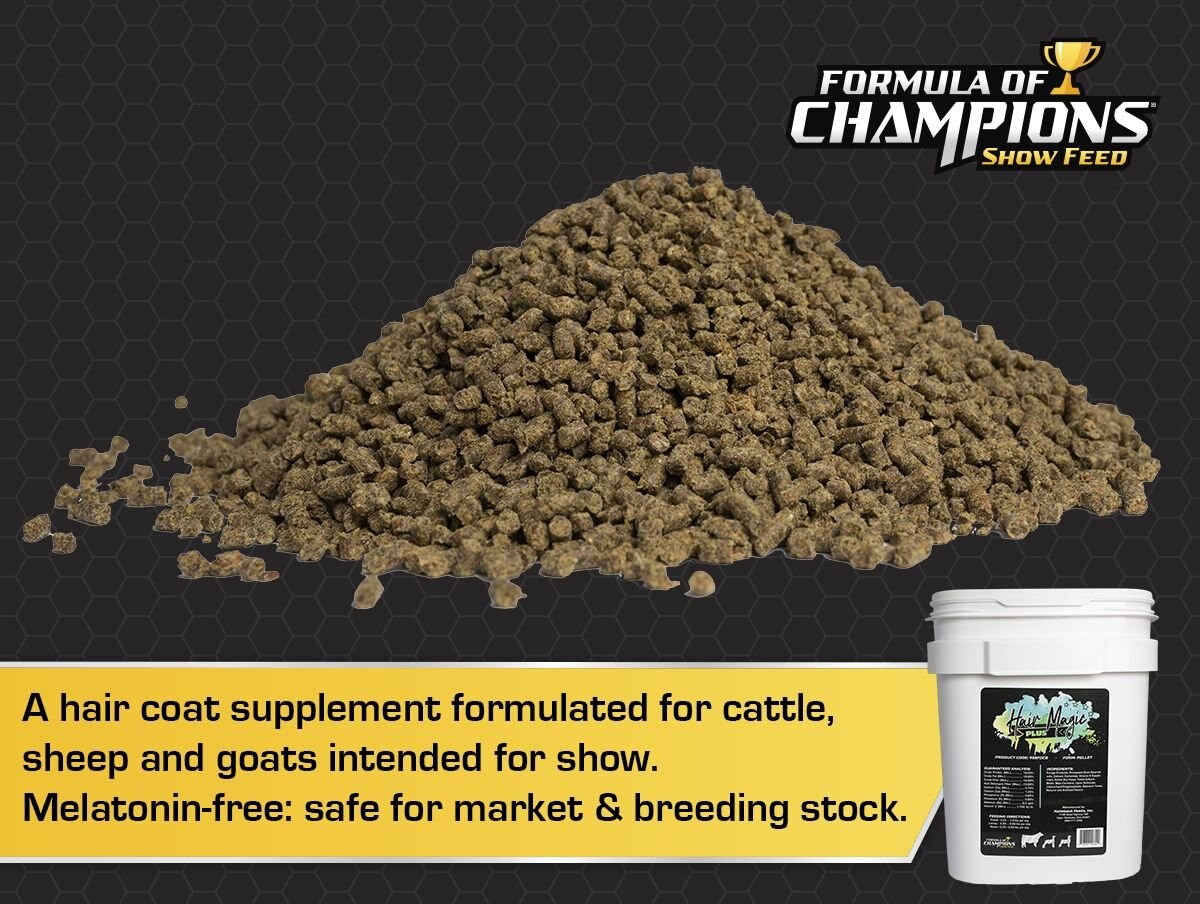 Formula of Champions Hair Magic Plus Show Livestock Hair Supplement