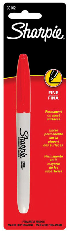 SHARPIE MARKER FINE RED