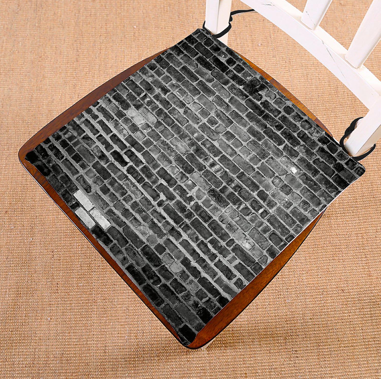 Vintage Chair Pad， Old Brick Seat Cushion Chair Cushion Floor Cushion 40x40 Cm