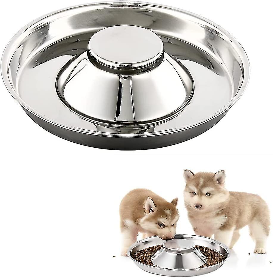 Puppy Bowl， Stainless Steel Dog Bowl， Puppy Feeding Bowl， Slow Feeding Bowl