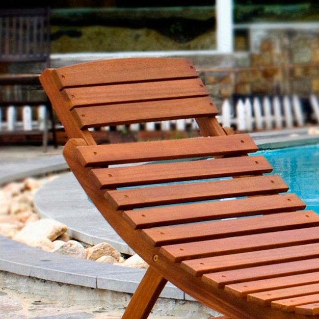 Curved Folding Chaise Lounger northbeam