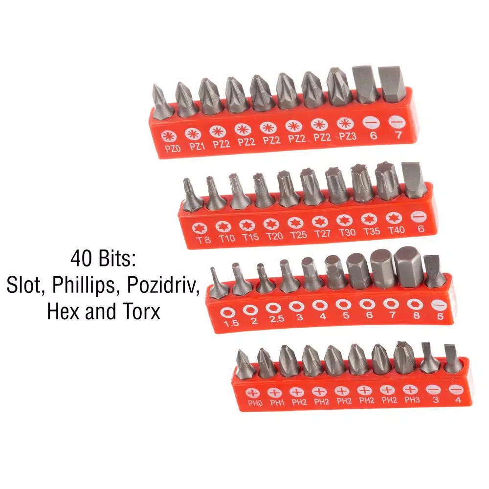 Stalwart Screwdriver Set with Case (58-Piece) and#8211; XDC Depot