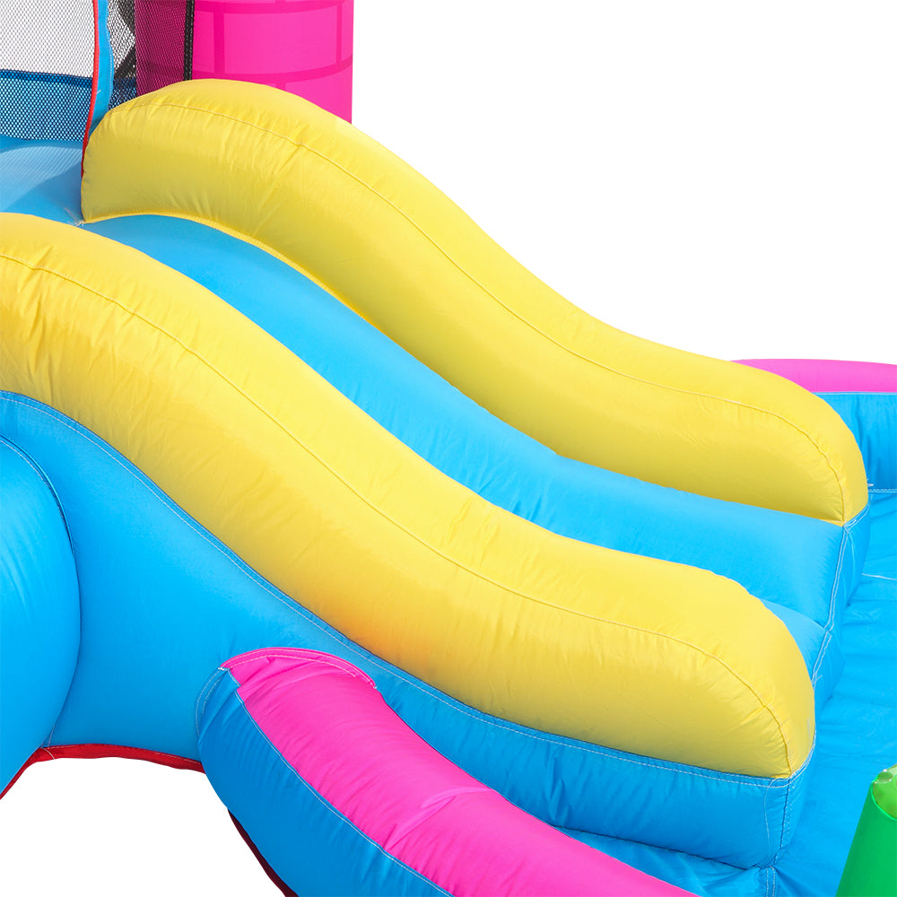 Winado Kids Inflatable Bounce House Jumper with Water Slide / Pool / Water Splash / Air Blower