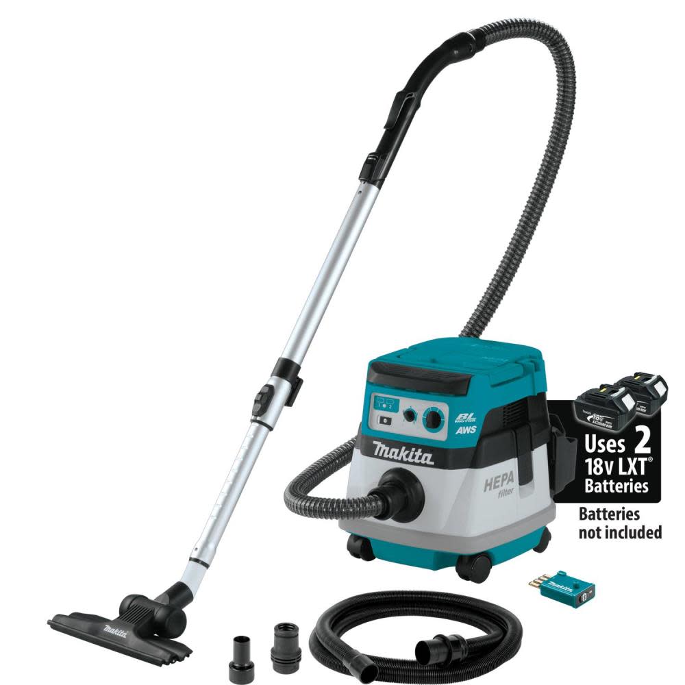 Makita 36V 18V X2 LXT 2.1 Gallon HEPA Dry Dust Extractor/Vacuum AWS Bare Tool XCV22ZU from Makita