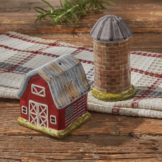 Park Designs Life On The Farm Salt And Pepper Set