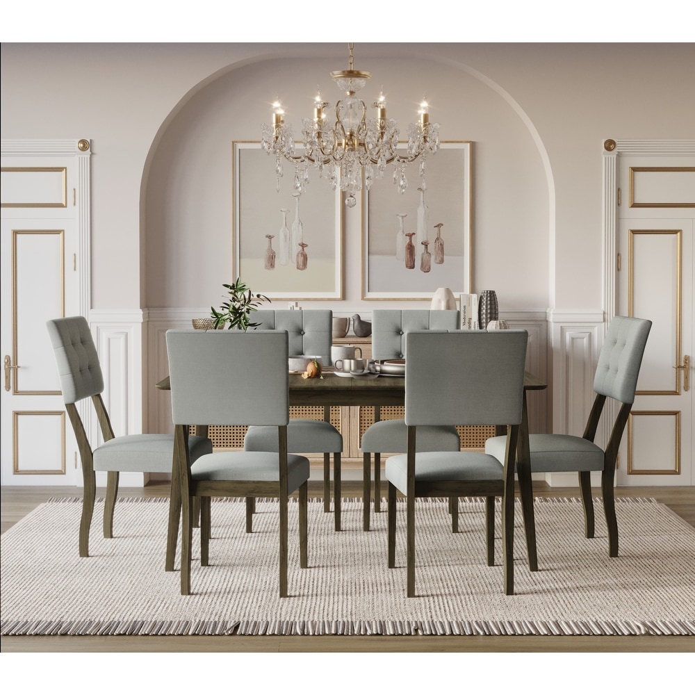 Derry 7 pieces Dining Table and Chair