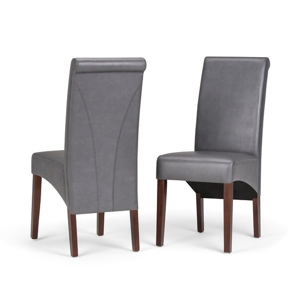 WYNDENHALL Franklin Transitional Deluxe Parson Dining Chair (Set of 2) - 17.7