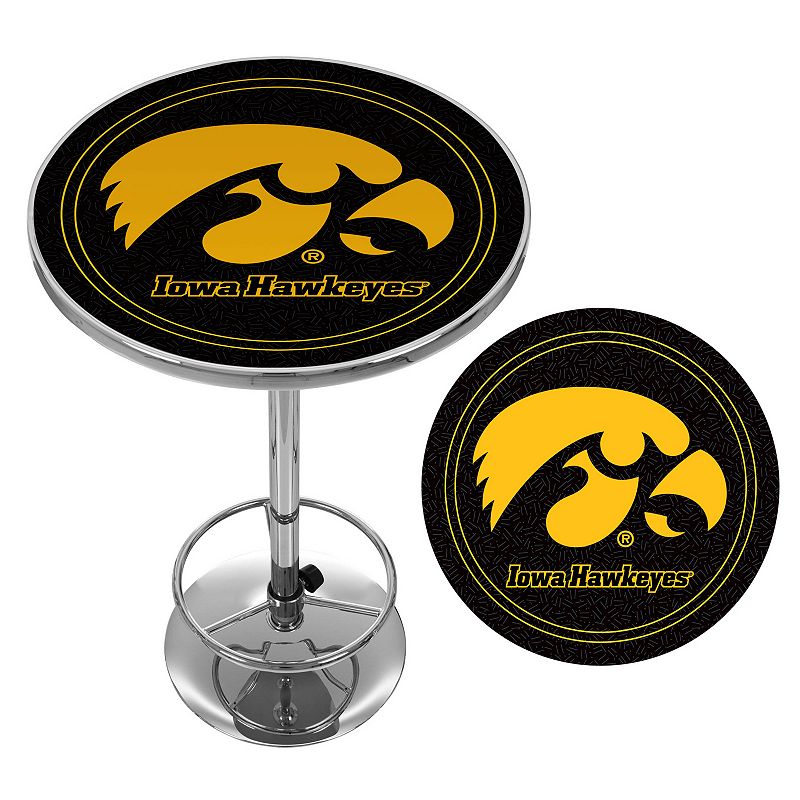 Iowa Hawkeyes Chrome Pub Table