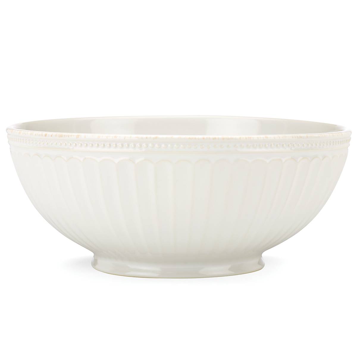 French Perle Groove ™ Medium Serve Bowl