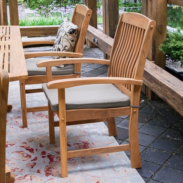 Cambridge Casual Leon 6Piece Teak Patio Extendable Dining Set