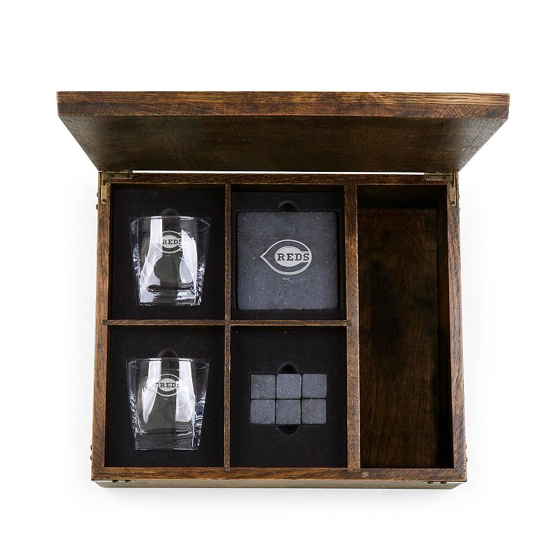 Cincinnati Reds Whiskey Box Gift Set