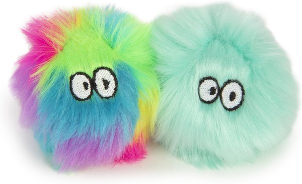 SmartyKat Fuzzy Friends Plush Ball Cat Toys