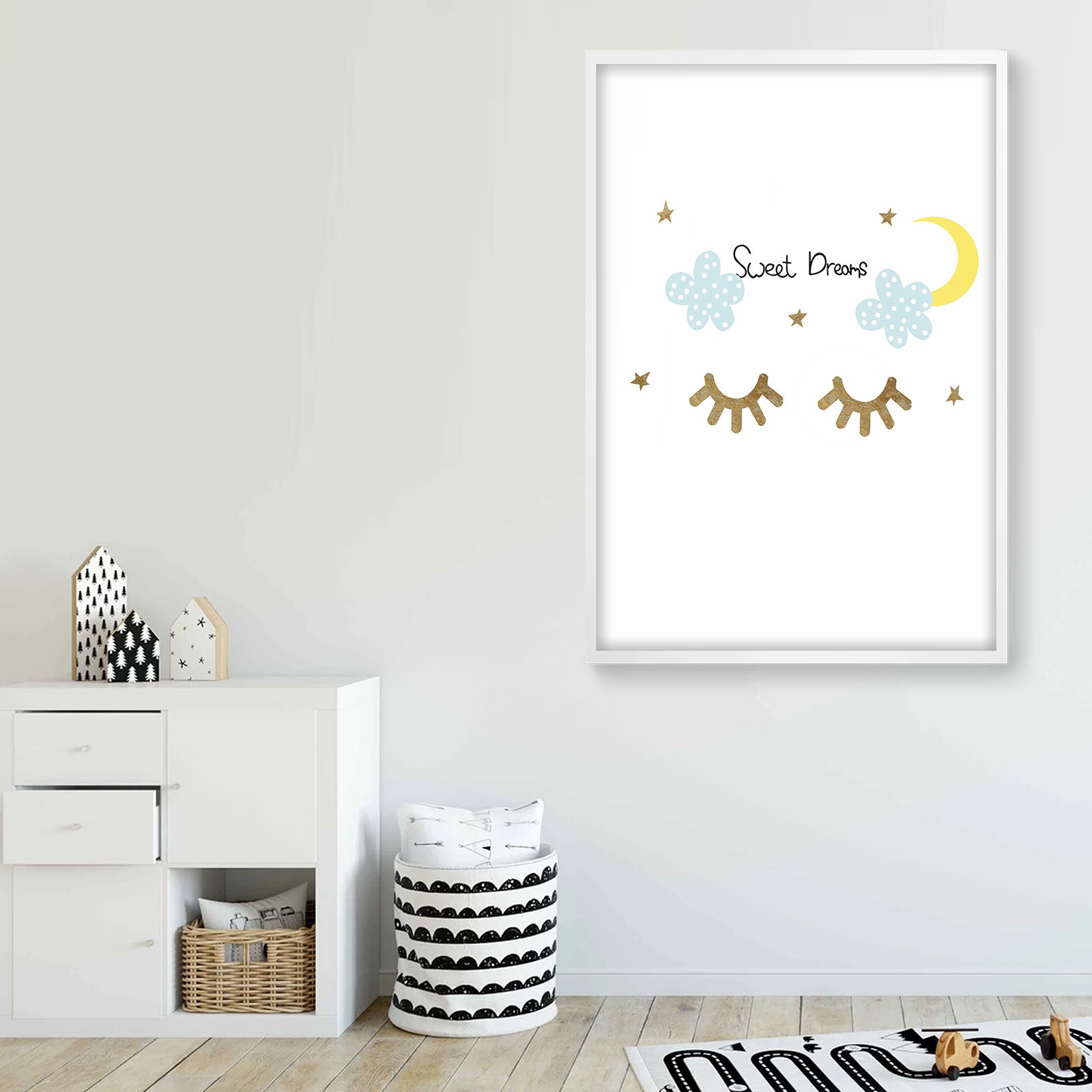 Sweet Dreams Framed Graphic Art Print  Soapr0005