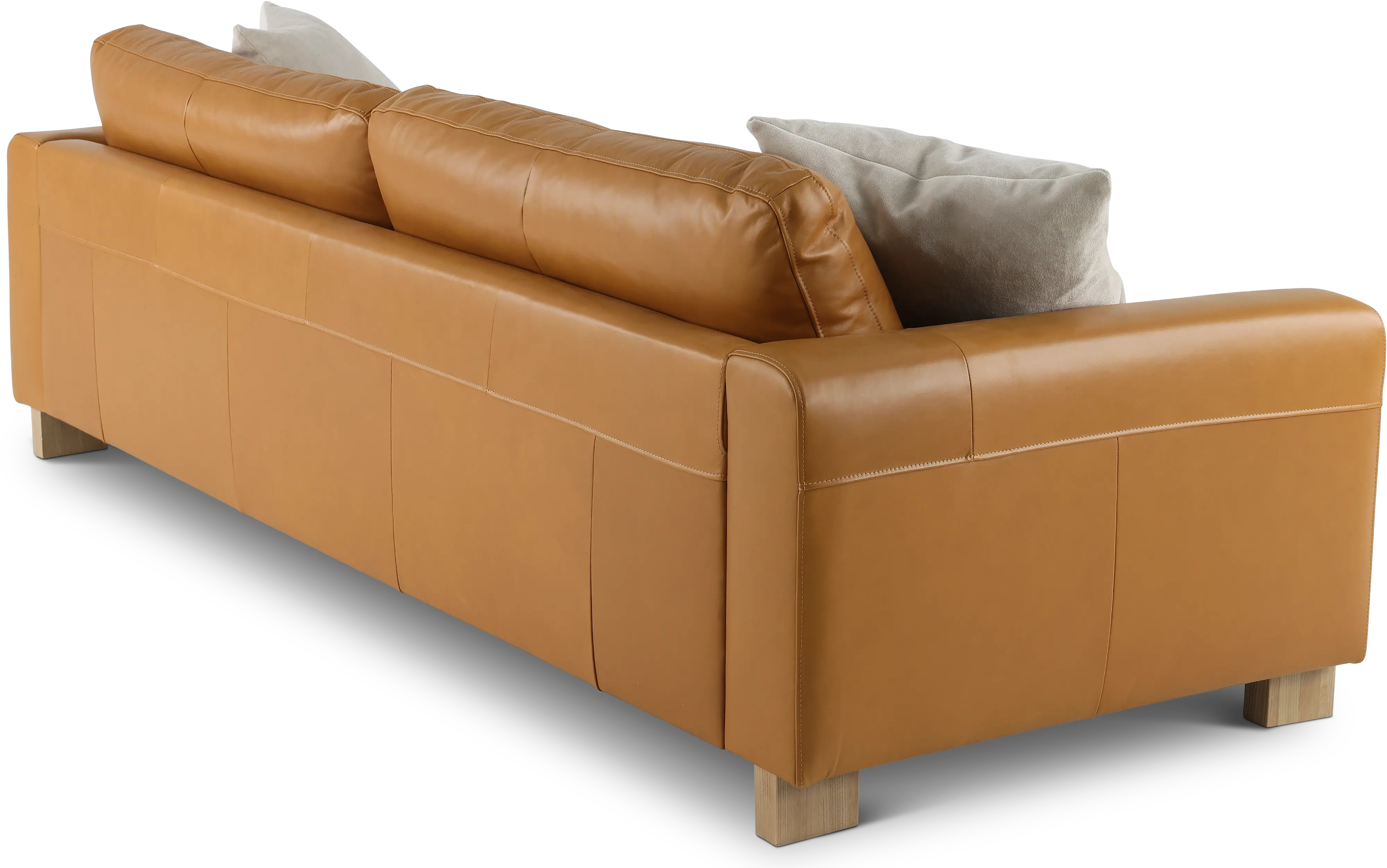 Kinsley Tan Leather Sofa