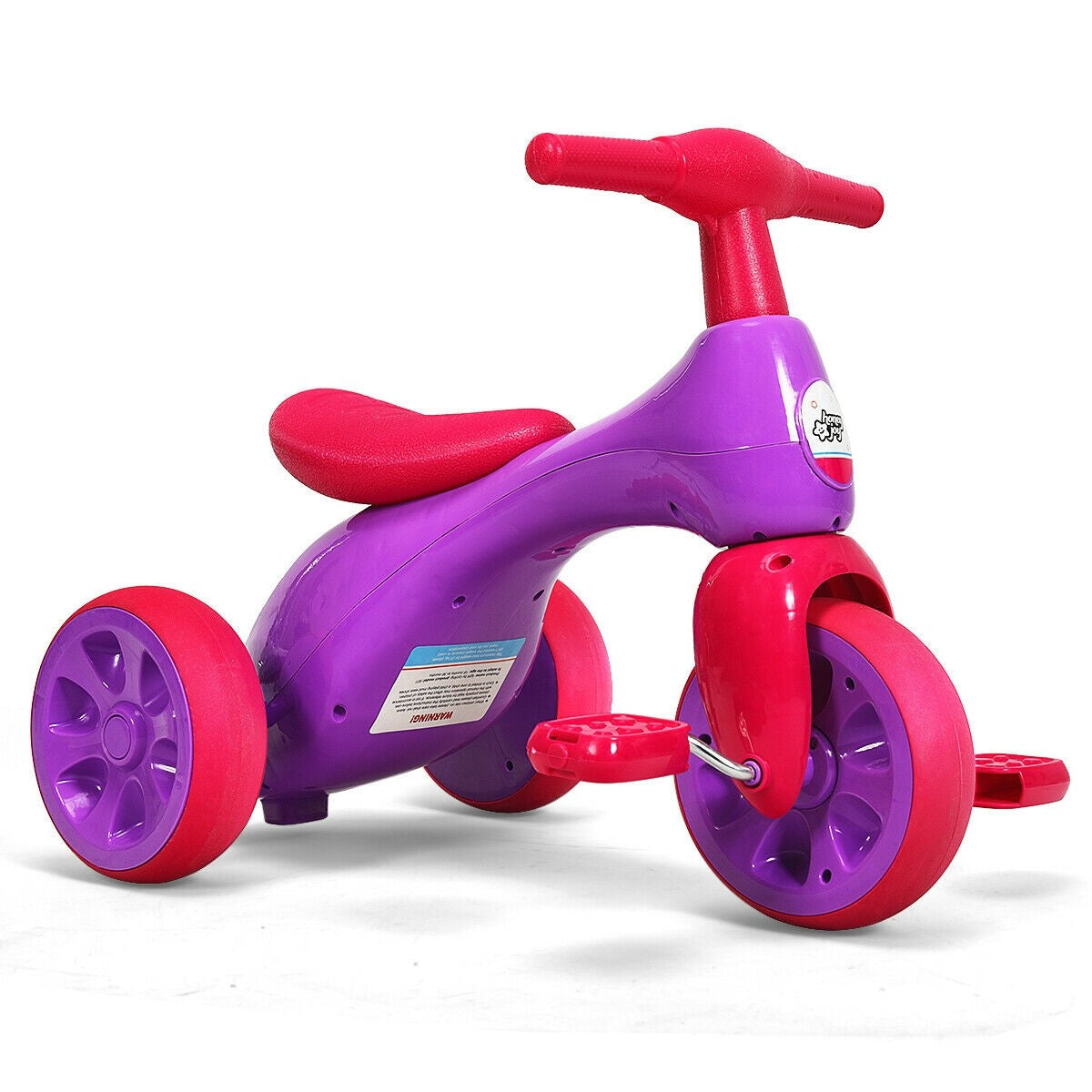 Kids Tricycle, Baby Balance Bike Walker with Foot Pedals