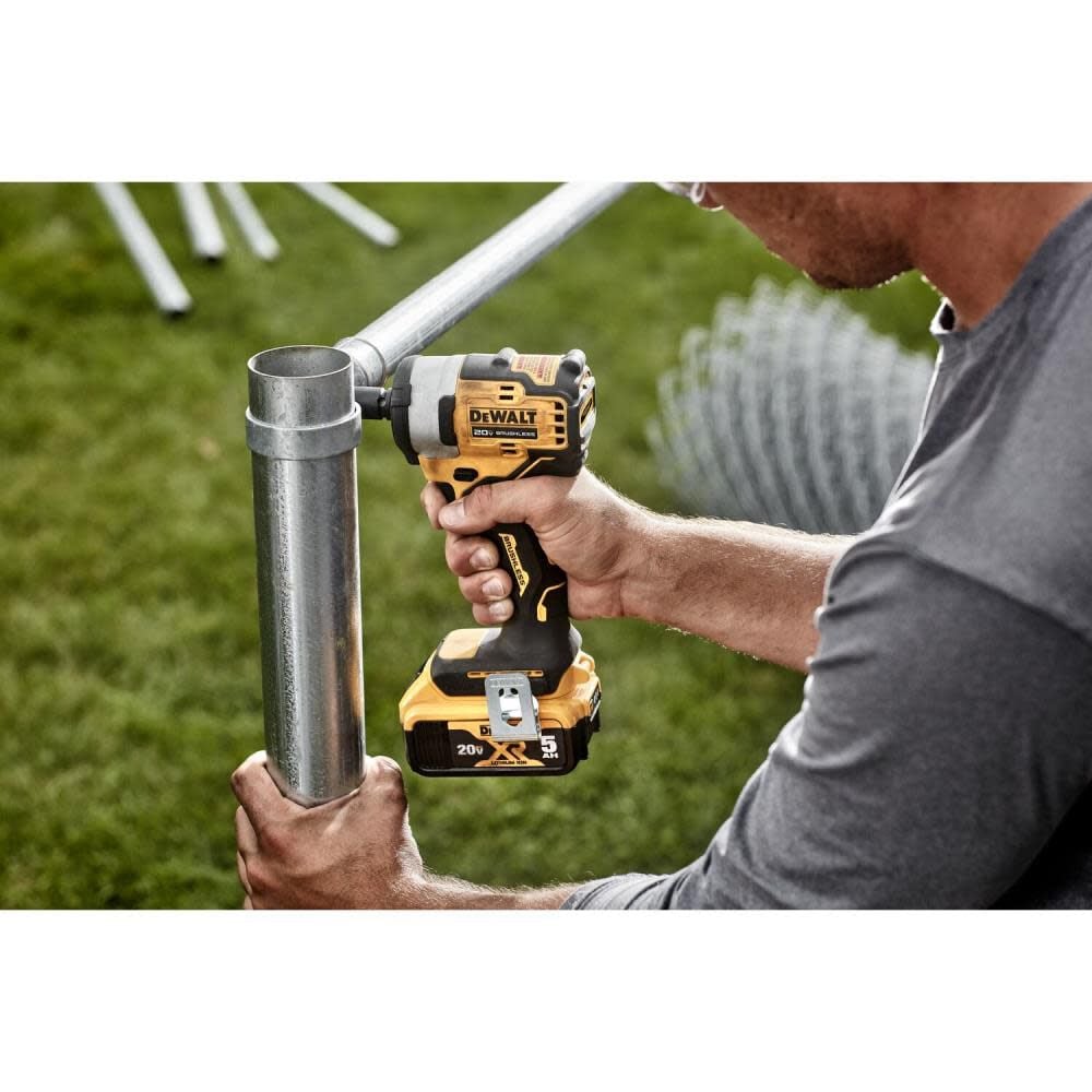 DEWALT 20V MAX Impact Wrench 3/8" Cordless Hog Ring Anvil Kit DCF913P2 from DEWALT