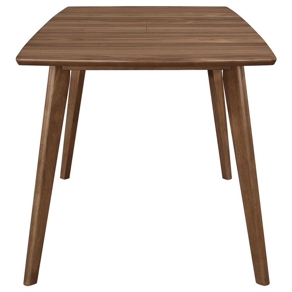 Coaster Furniture Alfredo Rectangular Dining Table Natural Walnut   47.25''   63.00'' x 31.50'' x 30.00''