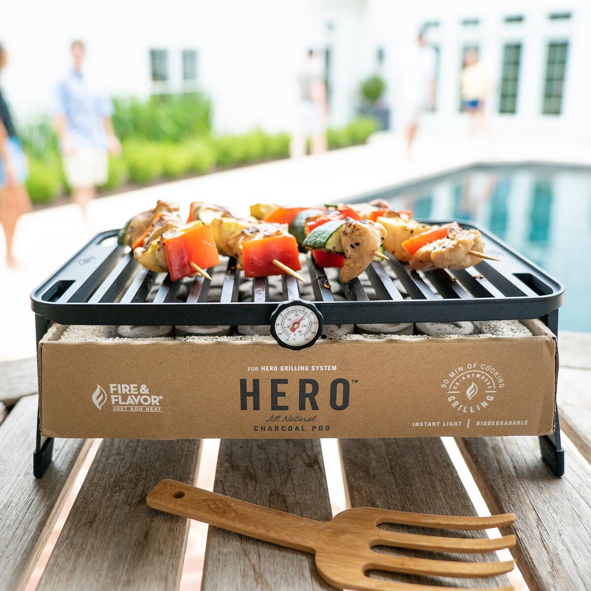 Fire and Flavor HERO Charcoal Grill Kit