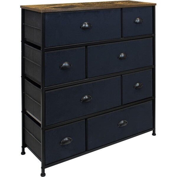 Dresser w/ 8 Drawers Furniture Storage and Chest Tower for Bedroom - - 35443508