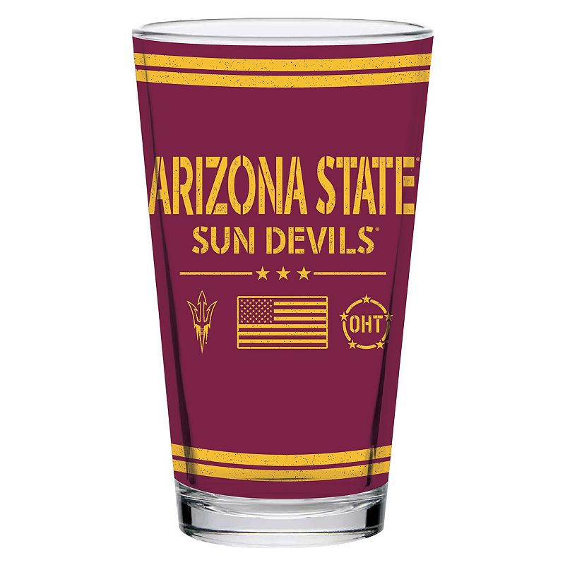 Arizona State Sun Devils 16oz. OHT Military Appreciation Pint Glass