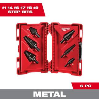 MW Black Oxide Step Drill Bit Set (6-Piece) 48-89-9224