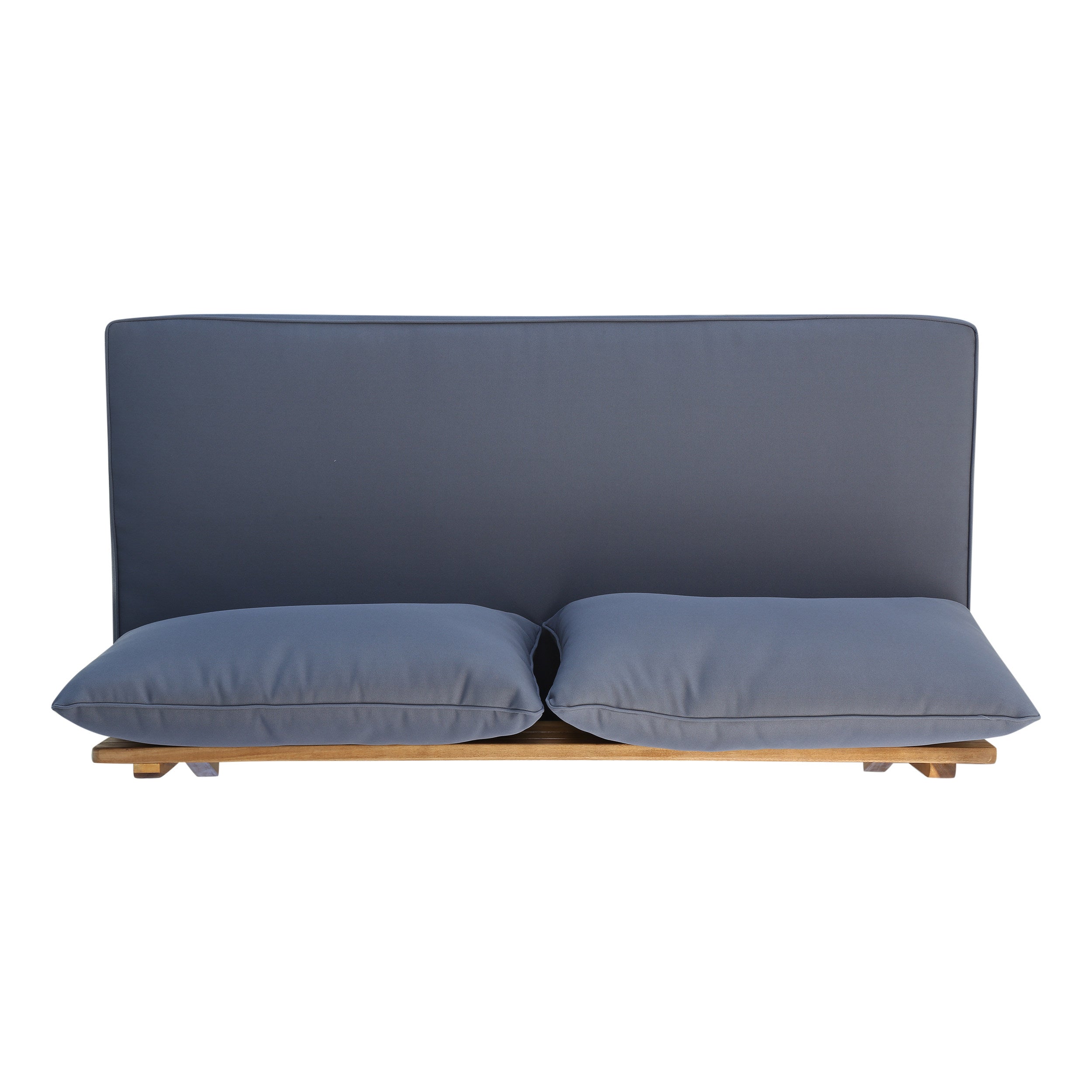 Boyle Outdoor Acacia Wood Loveseat