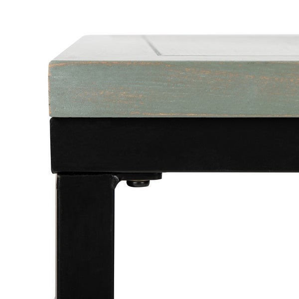 SAFAVIEH Dennis Ash Grey Side Table - 0