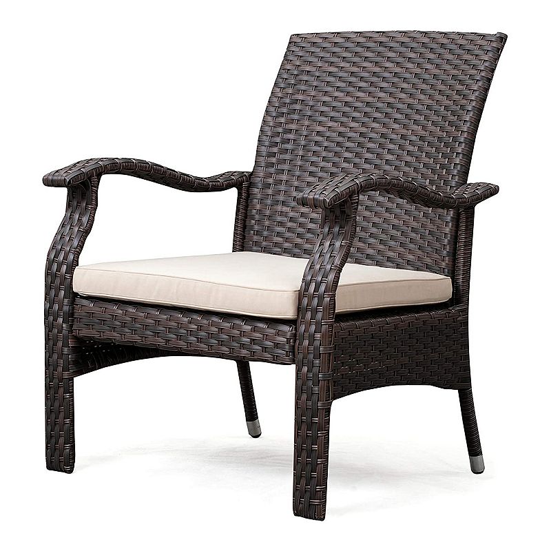 Patio Sense Miles Outdoor Arm Chair and End Table 3-piece Set