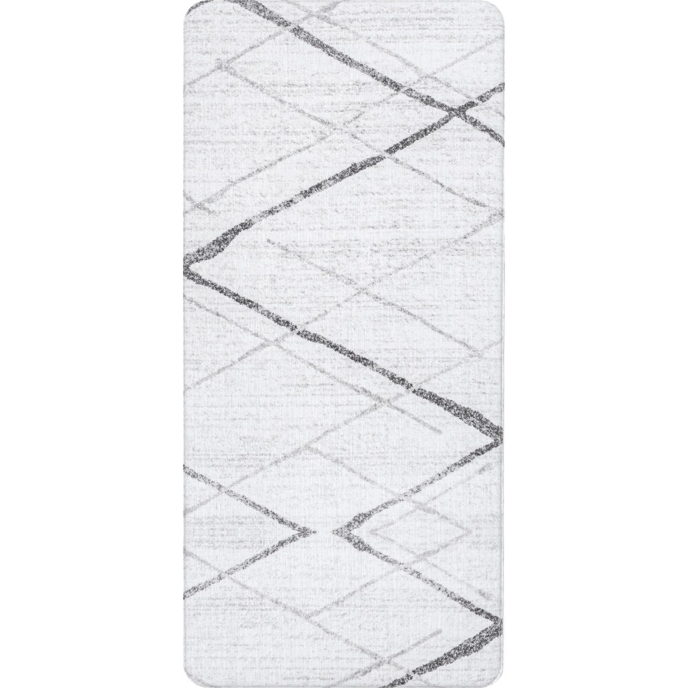 Brooklyn Rug Co Thigpen Contemporary Anti Fatigue Kitchen or Laundry Room Comfort Mat