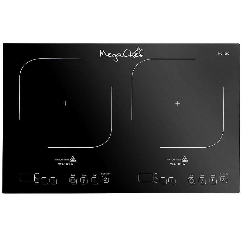 MegaChef Portable Dual-Induction Cooktop