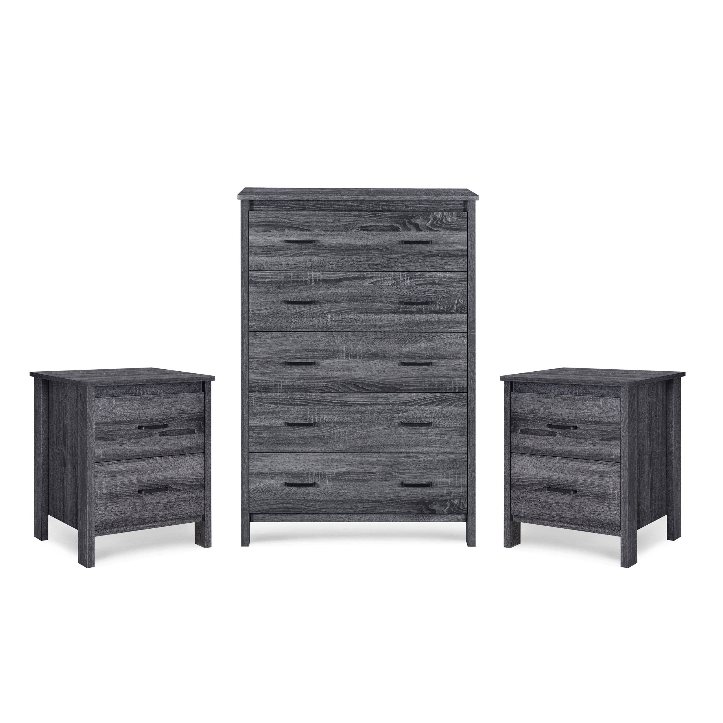 Titeca Contemporary 3 Piece Dresser and Nightstand Set