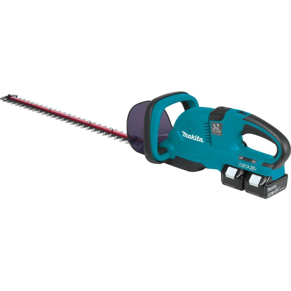 Makita 18V X2 LXT Lithium-Ion (36V) Cordless Hedge Trimmer Kit (5.0Ah) XHU04PT from Makita